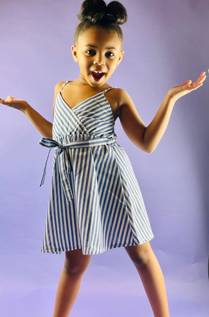 Zoey Dress Blue – Plush Pieces