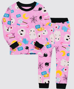 Girls and Boys Glow in the Dark Halloween Pajamas