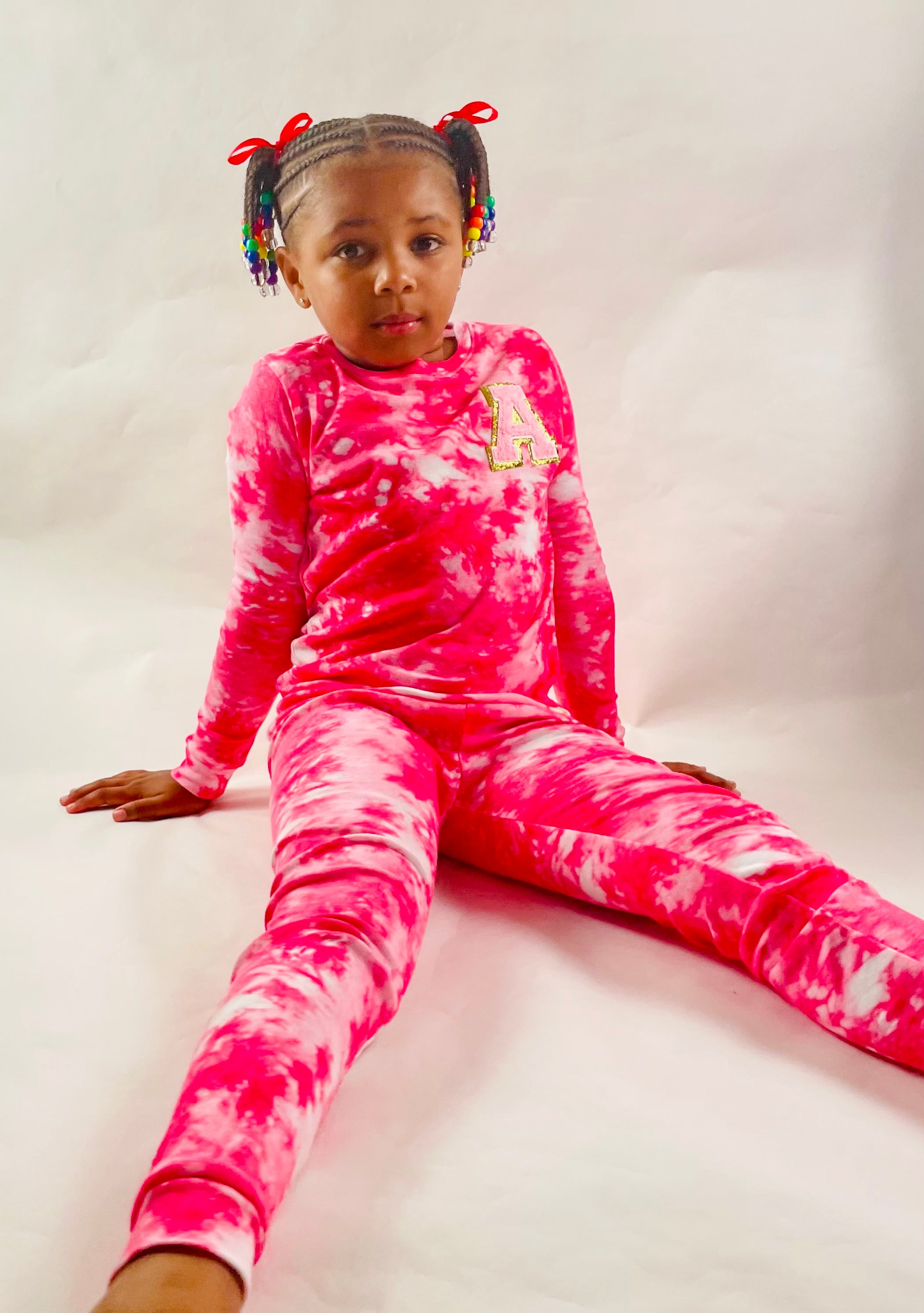 Candy Colors Initial Pajama Set