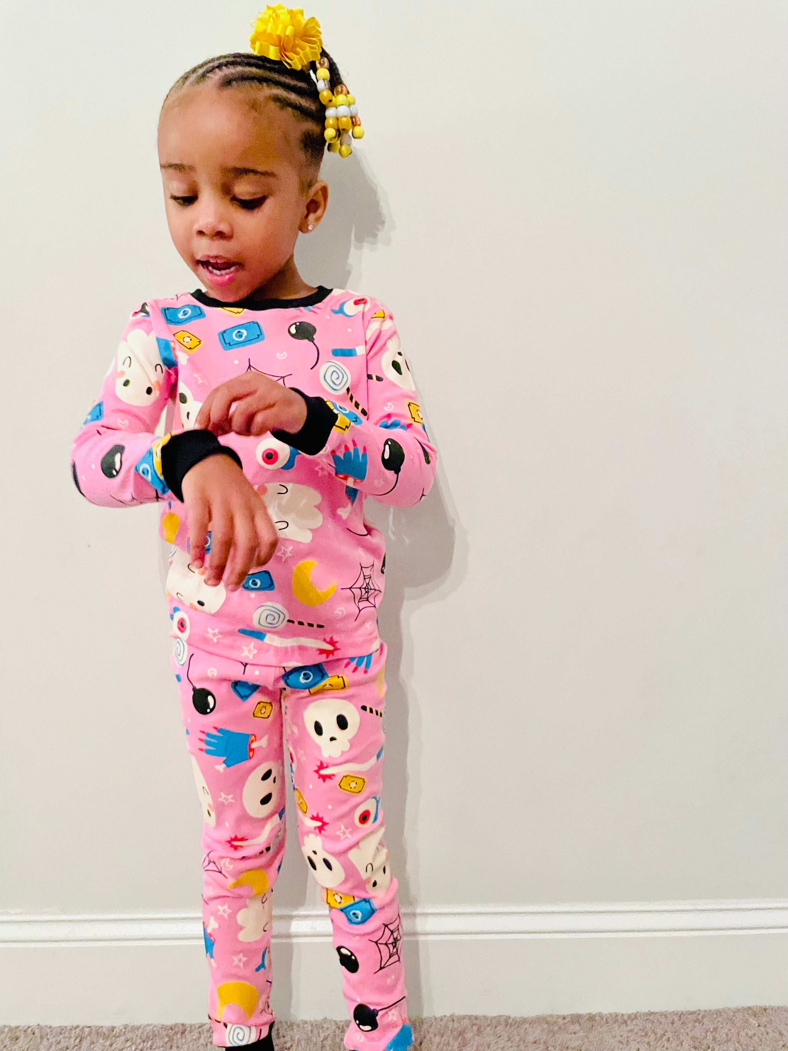 Girls and Boys Glow in the Dark Halloween Pajamas