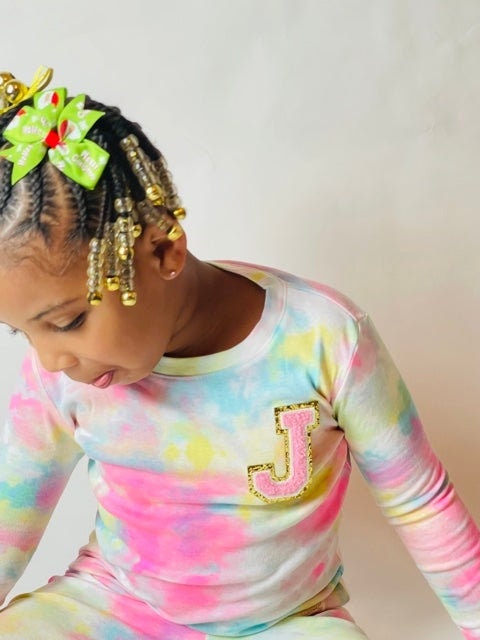 Kids Personalized Pajamas for Girls and Boys| Toddler Pajamas| Youth Pajamas| Birthday Gift| Slumber Party| Pink| Yellow| Christmas Gift
