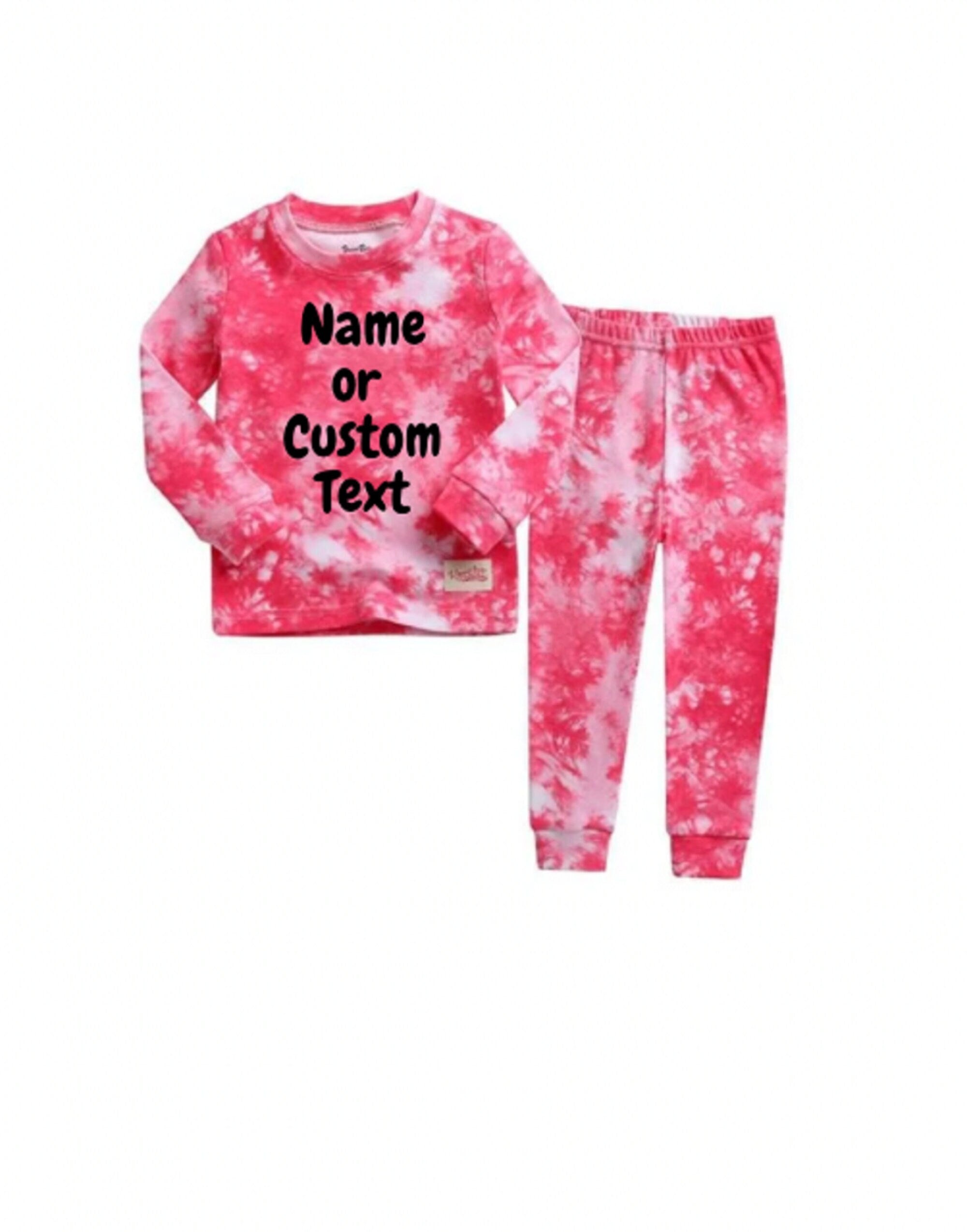 Kids Personalized Pajama Set| Name or Custom Text| Toddler Youth Pajamas| Big Kids| Multiple Colors|2 Piece Set| Sleeper|Boy |Girl